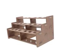 CORHAD Paint Organizer Rack for Paint Tubes and Brushes Desktop Storage Stand with Multi Design Fit for Oil and Watercolor Supplies Space Saving Art Holder for Artists and Studios