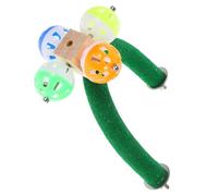 CORHAD Parrot Play Stand Bird Perch Wood Perch Parrot Toy Natural Wood Bird Stands