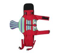 CORHAD Pet Swim Jacket with Adjustable Straps and Rescue Handle for Puppies and Small Dogs High Buoyancy Dog Flotation Vest in Cartoon Red Mermaid Design for Safe Swimming Boating and