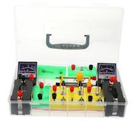 CORHAD Physics Teaching Tool Electrics Experiment Kit for Junior School Students Basic Circuit Learning Stem Science Educational Supplies with Accessories Random Color