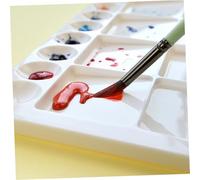 CORHAD Plastic Paint Palette Tray with Multi-compartment Wells Easy-clean Watercolor Pigment Trays for Artists and Professionals Versatile Painting Pallet for Craft and DIY Use