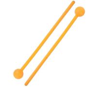 CORHAD Plastic Tongue Drum Mallets Percussion Sticks Abs Material 2pcs with Good Tenacity and Polished Surface for Carillon Musical Instruments Suitable for Children and Beginners