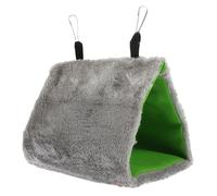 CORHAD Plush Bird Sleeping Bed Warm Parrot Nest Hanging Hammock Soft Cozy Cage Bed for Pets Winter Comfort and Rest