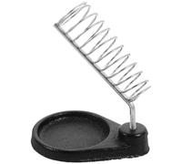 CORHAD Portable and Lightweight Round Iron Holder Soldering Iron Stand for Desk with Convenient Spring Clamp Suitable for Wood Burning and Soldering Tasks Made