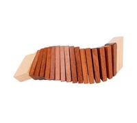 CORHAD Portable Boys and Girls Music Toy Wood Clapper for Toddlers Early Music Development Educational Instrument