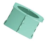 CORHAD Portable Folding Toilet Green Foldable Travel Potty for Lightweight PP Material Easy to Carry for Outdoor Car Camping and Travel Use