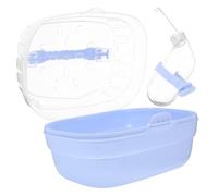 CORHAD Portable Hamster Cage Pet Go Out Box Outdoor Carrier Small Animal Guinea Pig Carry Case Pet House for Daily Outdoor Activities