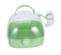 CORHAD Portable Hamster Travel Carrier Water Bottle Compact Small Animal Cage for Gerbils Ample Ventilation Comfortable Design for Outdoor Adventures