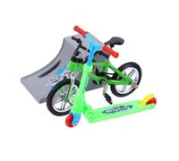 CORHAD Portable Mini Finger Scooter Aluminum Alloy Plastic Finger Bikes for Desktop Leisure Stress Relief and Collection Folding Fingerboard Game for Adults