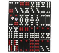 CORHAD Portable Paigow Tiles Chinese Traditional Poker Game Lightweight Compact Kit for Party Home Outdoor Camping Easy to Carry and Play Enhances Brain Coordination and Logical Thinking