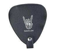 CORHAD Portable Pu Leather Guitar Pick Storage Bag for Plectrums Accessory Container for Guitar Ukulele and Bass for Musicians The Go