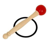 CORHAD Portable Singing Bowl Mallet Kit Crystal Bowl Stick Non-slip Handle Rubber Ball Striker for Beginners to Professionals