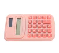 CORHAD Portable Small Office Calculator Adorable Cherry Blossom Pink Electronic Pocket Calculator for Students and Adults Simple Button Design for Everyday Use Practical Gift for School