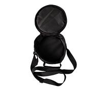 CORHAD Portable Steel Tongue Drum Bag Protective Instrument Case with Padded Crossbody Strap Comfortable Webbing for Convenient Storage and Carrying in Black