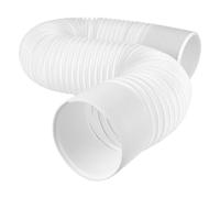 CORHAD Portable Telescopic Exhaust Hose with Temperature Tolerance from 20℃ to 90℃ Flexible Polypropylene Material 2m Length White Pipe for Mobile Conditioner Suitable for Home Cooling