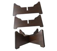 CORHAD Portable Tongue Drum Stand Tripod with Adjustable Height and Angle Dark Brown Zen Drum Bracket for Hand Pan Display for Professional and Casual Use