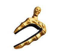 CORHAD Portable Ukulele Clip Tuner Key Trigger Capo Guitar Clamp for Acoustic and Electric Guitars Durable Design Great for Beginners and Experienced Players Golden