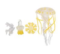 CORHAD Preschool Interactive Jellyfish Life Cycle Educational Science Kit for Safe Decorative Aquarium Figurine and Cognitive Growth Learning