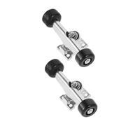 CORHAD Professional Finger Skateboard Trucks and Bearings Set with Unique Metal Wheels Zinc Alloy Parts for Smooth Spinning and Easy Repair Skateboard Accessories for Advanced Tricks and