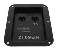 CORHAD Professional Speaker Terminal Plate 612 Iron Alloy Back Panel Connector Wire Cup for Speaker Box and Stage Enclosure Suitable for Car and Home Audio Systems