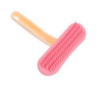 CORHAD Rabbits Bunny Brush - Silicone Grooming Fur Remover - De-Shedding & Detangles - Small Animal Massage Comb for Hamsters, Guinea Pigs, Chinchill 5.2x4.6x0.8Inch