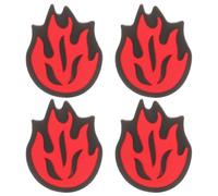 CORHAD Racket Enhancing Racket Stability and Improving Control 4pcs Shock Absorber Silicone Flame Tennis Stylish and Unique Vibration Dampener for Matches and Training for Tennis