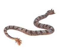 CORHAD Realistic Tpr Silicone Fake Snake for Garden Pranks and Soft and Safe Pseudocerastes Urarachnoides Imitation for Halloween and Outdoor Mischief