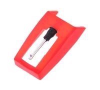 CORHAD Record Player Needle with Red Aluminum Alloy Stem Replacement Stylus for Vinyl Records Sturdy Resistance to Wear and Stable Performance and Turntable for Phonograph Use