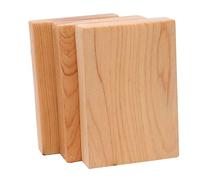 CORHAD Rectangular Wood Block DIY Material Unfinished Wood Block Handicraft Crafting Supplies for Kids Adults Beginners Creative Arts Projects