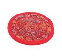 CORHAD Religious Singing Bowl Pad for Meditation Buddhist Cushion Handmade Rounded Mat for Sound Bowls Practical and Beautiful Design