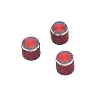 CORHAD Replacement Guitar Parts 3pcs Metal Control Knobs Cap for Guitar Volume Tone Control Knobs for Electric Guitar Gd136