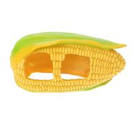 CORHAD Reptile Hiding Place Corn Shaped Resin Hideout for Tortoises Lizards Snakes Easy to Install Decorative Cave for Reptile Tanks Aquarium Terrarium Landscaping