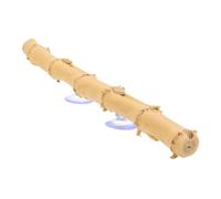 CORHAD Reptile Wooden Stand Rack and Lizard Climbing Branch with Suction Cups, Natural Bamboo Root Material, Terrarium Cage Toy for Small Pets and Climbing Reptiles