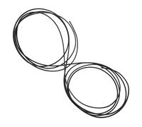 CORHAD Retro Guitar Wire Vintage Style Black Cloth-covered Pushback Electric Guitar Cable for Pure Copper Material