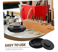 CORHAD Retro Style Plastic Ink Stone with Cover Grinding Inkslab for Drawing and Calligraphy PP Material Ink Holder for Beginners Teachers and Artists