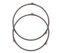 CORHAD Rings Balanced Turntable Support Ring Plastic in Microwave 2pcs Roller Three-wheel Rotation Wheel for Microwave Oven Tray Holder Rack with Stability Coffee Colour Oven