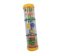 CORHAD Rotating Rain Sound Educational Instrument for Material Musical Teaching Tool with Colored Balls Creative Early Learning Rain Stick for Boys