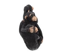 CORHAD See No Evil Hear No Evil Monkey Figurines Resin Animal Sculptures for Home Desk Shelf Decor Funny Monkey Statues Artistic Tabletop Ornaments Unique for Office and Living