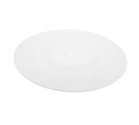 CORHAD Silicone Turntable Platter Mat Anti-static Vinyl Player Slipmat Shock Absorption Record Protective Pad for Record Players White