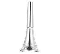 CORHAD Silver Plated Copper Horn Mouthpiece Replacement Part for Beginner Portable Horn Practice Accessory Compatible Standard Models