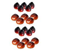 CORHAD Simulated Chestnuts 20pcs Foam Ornaments Fake Artificial Chestnuts Safe and Fine Workmanship for Model Landscape for Shop Displays and DIY Projects