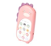 CORHAD Simulation Mobile Phone Chewable for Toddlers Bilingual Learning Toy Designed for Boys and Girls Featuring Funny Cartoon Dinosaur Theme for Early Childhood Development