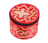 CORHAD Singing Bowl Carrying Case Zipper Closure Handmade Embroidered Buddhist Bowl Holder Cloth Double Use As Mat for Meditation