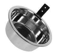 CORHAD Single Dog Bowl Wall Mount Bracket Elevated Stainless Steel Pet Feeding Bowl Easy to and Store