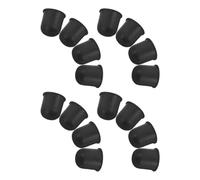 CORHAD Skateboard Accessory 16pcs Shockproof Roller Skate Bushings Plastic Bumpers Replacement for Roller Skating Indoor Toe Stops Hardware