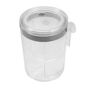 CORHAD Small Acrylic Fish Breeding Box with Escape Secure Aquarium Isolation Tank for Guppy Betta Shrimp Fry Care Floating Hatchery Incubator with Suction Cups Fish Separator for Tank Use