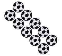 CORHAD Soccer Ball with 6.3cm Diameter Cloth Patches Replaceable 10pcs Wear-Resistant Decorative Repair Patches for Clothes and Hats for Sewing and Clothing Accessories