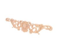 CORHAD Solid Wood Carved Flower Ornament for Furniture Decoration European Style Intricate Floral Panel Multipurpose Applique for Bed Door Cabinet Enhances Aesthetic Bedroom and Living