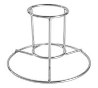 CORHAD Stainless Steel Chicken Roasting Rack Bbq Accessory Detachable Charcoal Grill Turkey Holder for Outdoor Camping and Barbecue