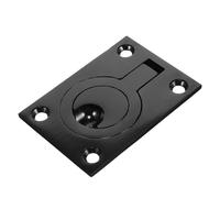 CORHAD Stainless Steel Flush Mount Pull Ring Handle Large Square Recessed Hardware for Boat Hatch Latch Kayak Yacht Furniture Accessory